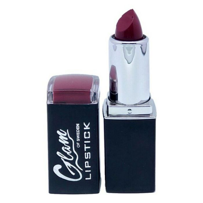 Glam Of Sweden BLACK lipstick #56-deep red. Pintalabios Cremoso Hidratante Aterciopelado, Cobertura Excepcional 3.8g.