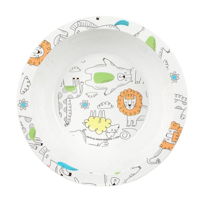 Set de vajilla infantil Safta Zoo Poliéster 26 x 26 x 9 cm 4 Set de vajilla infantil Safta Zoo Poliéster 26 x 26 x 9 cm 4