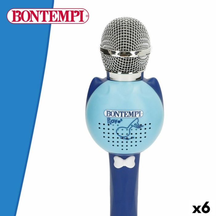 Micrófono Karaoke Bontempi 6 Unidades 7 Micrófono Karaoke Bontempi 6 Unidades 7