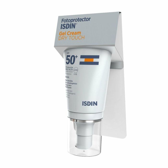 Isdin FOTOPROTECTOR gel cream dry touch SPF50+ 50 ml - Protector solar facial, no comedogénico, acabado mate