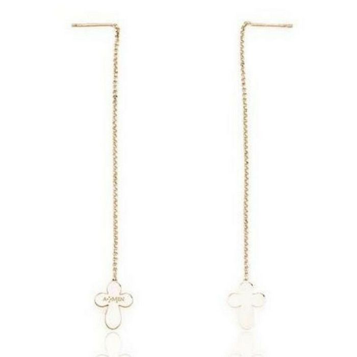 Pendientes Mujer Amen CROCE ROSE GOLD Plata de ley 925