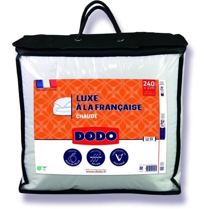 DODO - Edredón - Lujo francés - 220 x 240 cm - 350 g/m² - VOLUPT'AIR - Blanco DODO - Edredón - Lujo francés - 220 x 240 cm - 350 g/m² - VOLUPT'AIR - Blanco