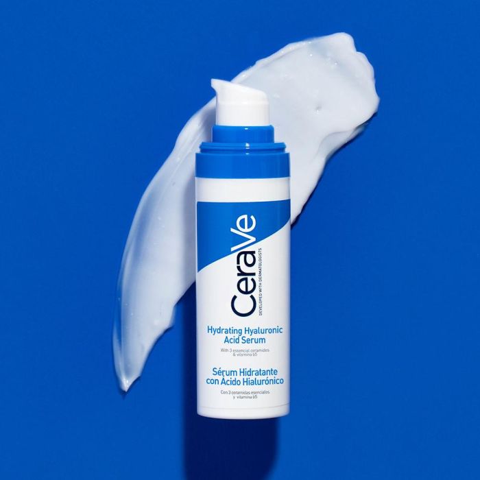 Cerave Sérum Hidratante con Ácido Hialurónico para Rostro, Hidratación 24h, 30 ml 2