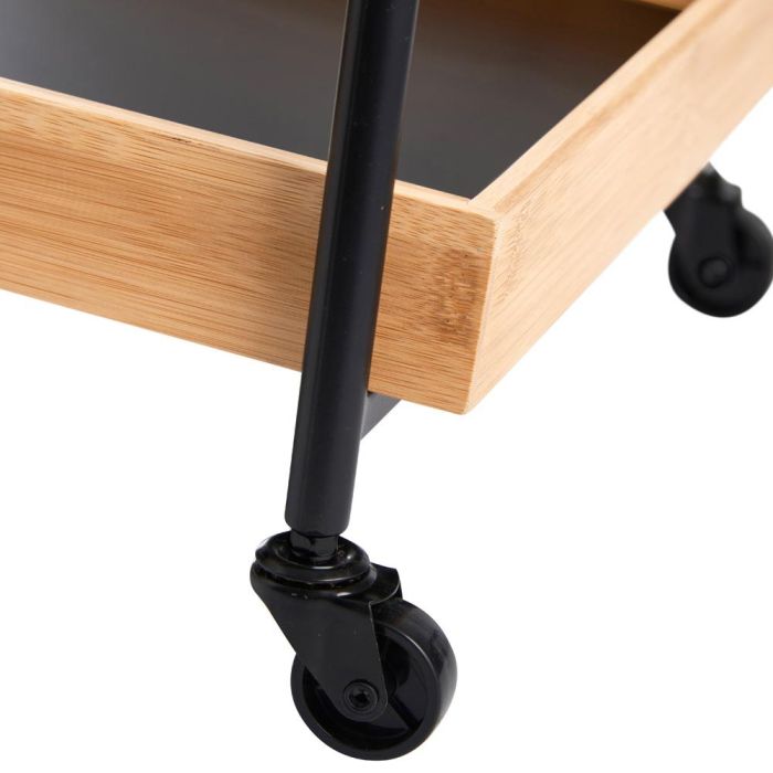 Day Mesa Camarera 45X38 con Freno en Ruedas, Altura 58.5 cm, 2 Bandejas 45x34 cm 5