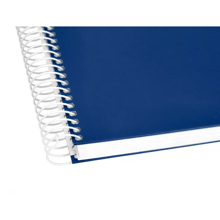 Liderpapel Cuaderno Espiral A4 Crafty Tapa Forrada 80 Hojas 90gr Cuadro 4mm Con Margen Color Azul Marino 6