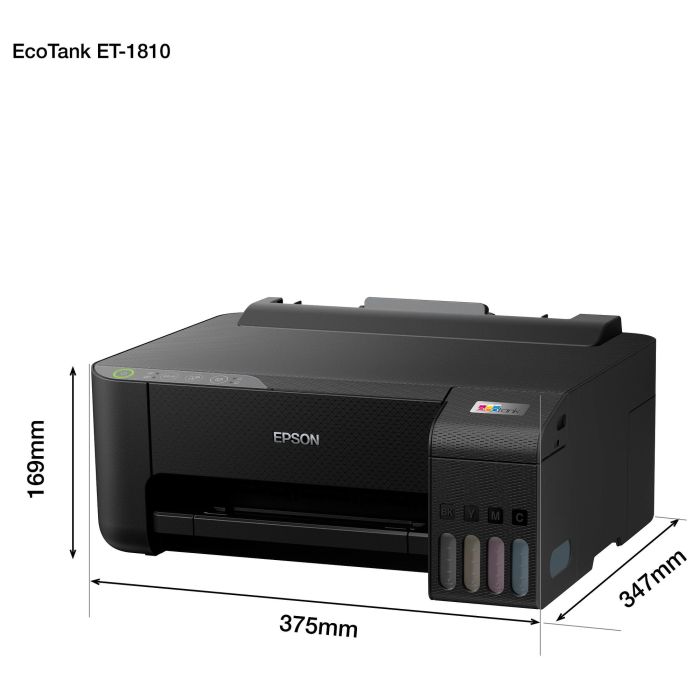 Epson Impresora EcoTank ET-1810 Color Wi-Fi - Impresión de Alta Calidad para Hogar y Oficina