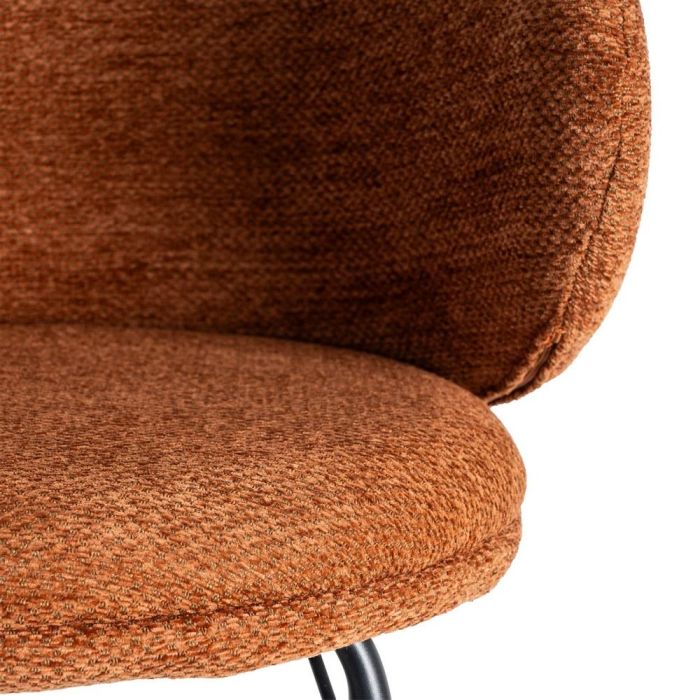 Taburete Terracota Tejido-Metal Salón 46,50 X 46,50 X 90 cm