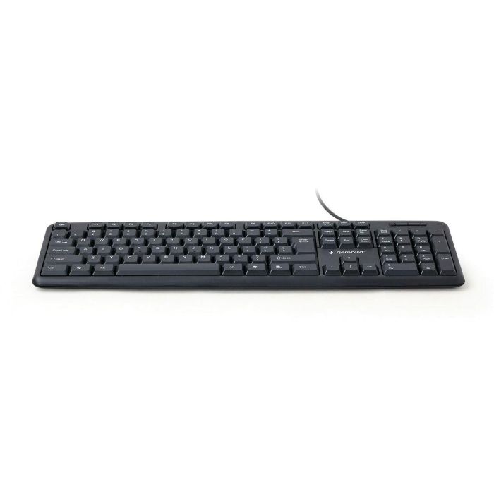 Gembird KB-U-103 Teclado USB Alámbrico Inglés de EE. UU. 104 Teclas Negro 1