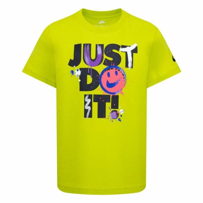 Camiseta de Manga Corta Infantil Nike Nkb Express Yourself Jdi Ss Amarillo Camiseta de Manga Corta Infantil Nike Nkb Express Yourself Jdi Ss Amarillo