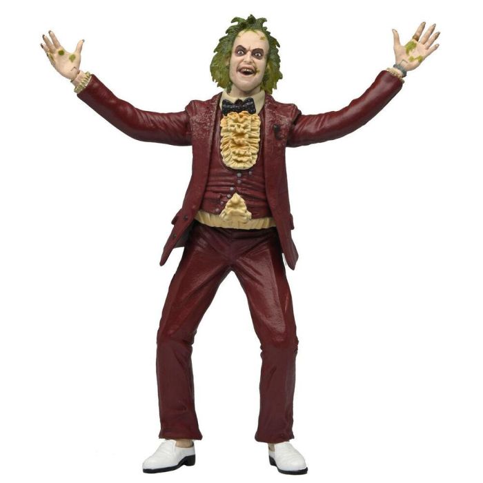 NECA Beetlejuice Red Tuxedo Figura de Acción Colección 1988 - 18 cm 2 NECA Beetlejuice Red Tuxedo Figura de Acción Colección 1988 - 18 cm 2