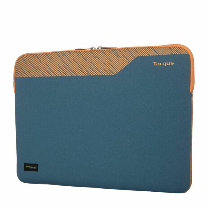 Targus Pulse II EcoSmart Funda para Portátil 16" Neopreno Ecológica Azul Naranja, Cierre Cremallera, Resistente a Salpicaduras y Arañazos 1