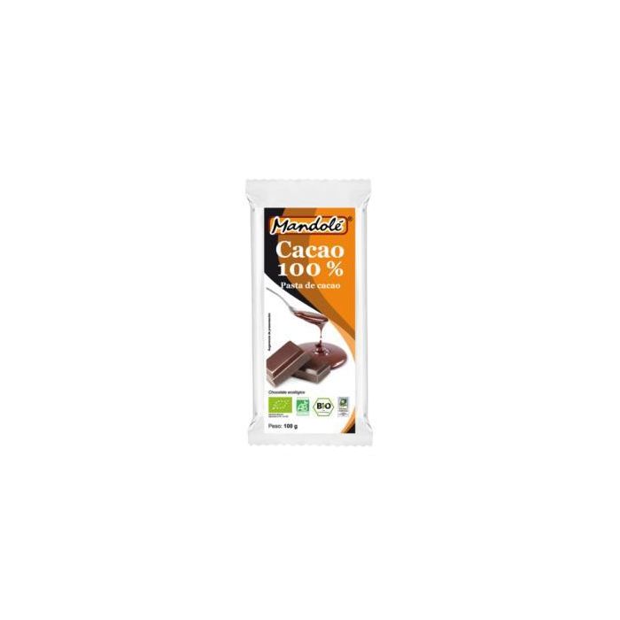Cacao 100% Tableta 100Gr. Bio