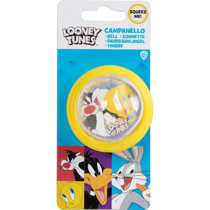 Looney Tunes I164 CZ10964 Timbre Bocina Trompeta Squeezy para Bicicleta Infantil, fácil montaje, gráficos divertidos 2 Looney Tunes I164 CZ10964 Timbre Bocina Trompeta Squeezy para Bicicleta Infantil, fácil montaje, gráficos divertidos 2