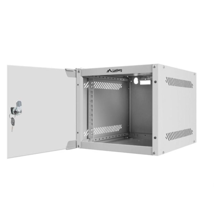 Lanberg WF10-2304-10S Armario Rack Bastidor de Pared 4U, Color Gris, con Capacidad Máxima de Carga de 20 kg Lanberg WF10-2304-10S Armario Rack Bastidor de Pared 4U, Color Gris, con Capacidad Máxima de Carga de 20 kg