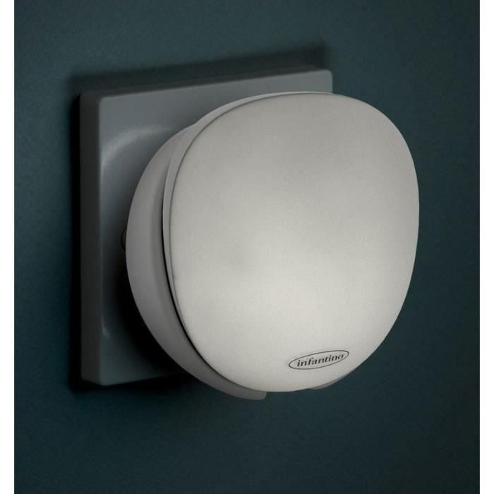 Infantino Luz Nocturna Recargable de Búho Nómada de Pared con Sensor de Oscuridad y 60h de Autonomía 2