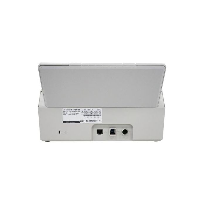 RICOH - FUJITSU Escaner SP-1130N, Escaner de Oficina LED USB 3.2 Gigabit Ethernet con ADF, Duplex, A4, 30 ppm/60 ipm. 4