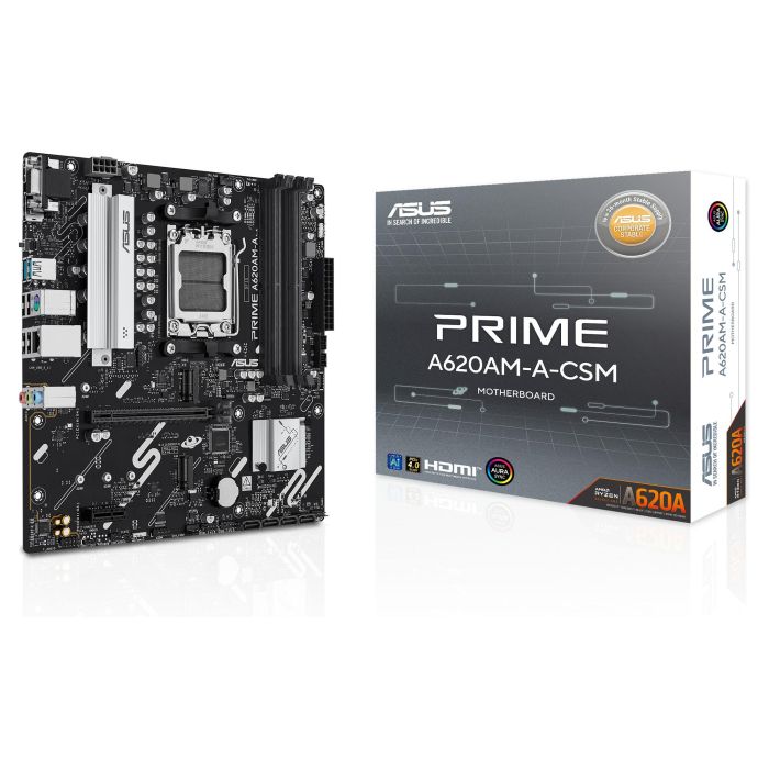 Asus Placa Base A620AM-A-CSM Socket AM5 DDR5 PCIe 4.0 Micro ATX