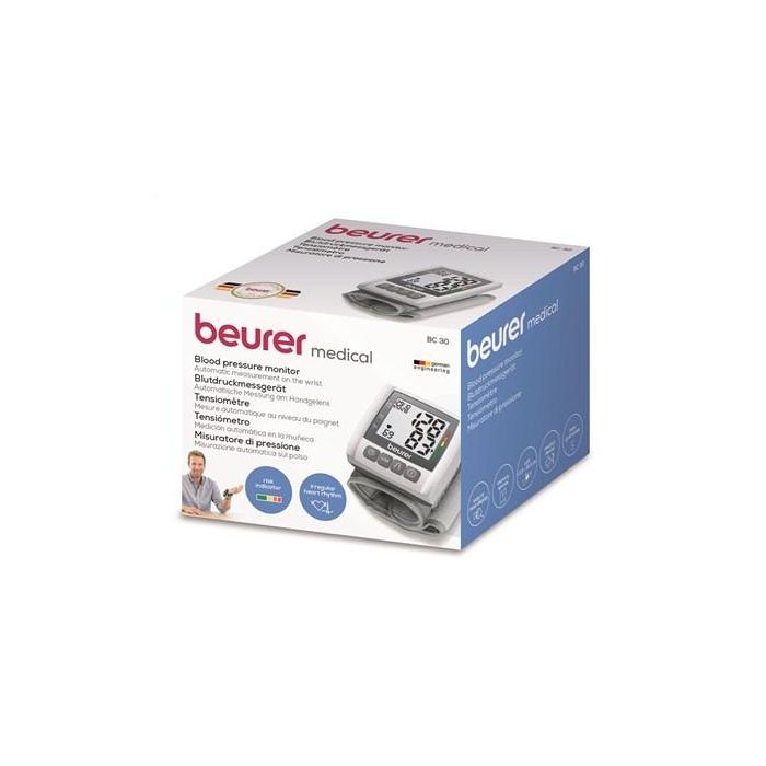 Beurer BC-30 Tensiómetro de Muñeca con Pantalla LCD y Memoria 1 Beurer BC-30 Tensiómetro de Muñeca con Pantalla LCD y Memoria 1