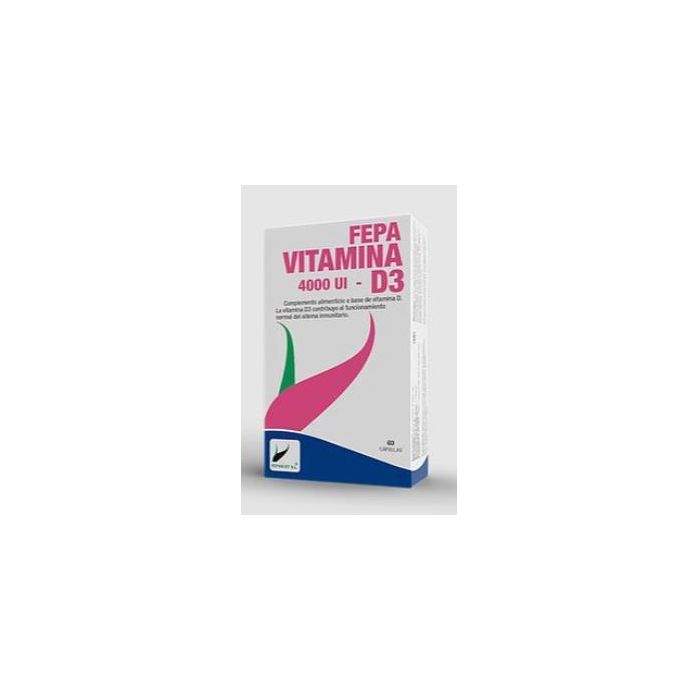 Fepa-Vitamina D3 4000Ui 60Cap. Fepa-Vitamina D3 4000Ui 60Cap.