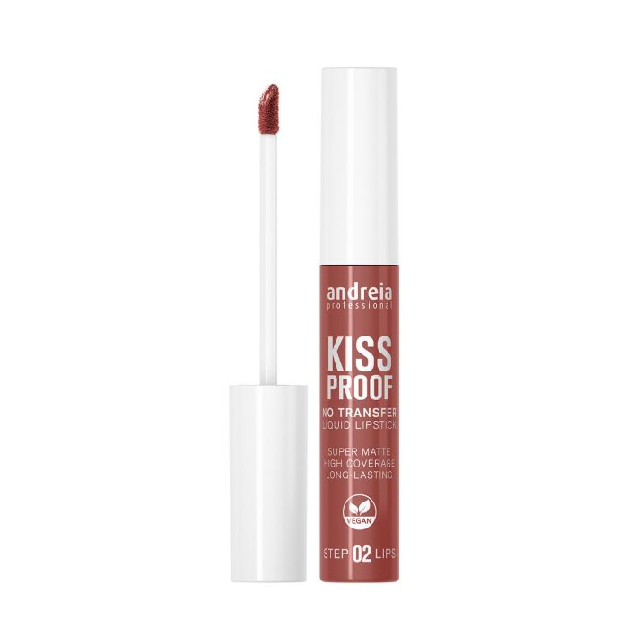 Andreia Lipstick Mate Kiss Proof 05 Nude Blush 8 ml - Cobertura Total y Larga Duración