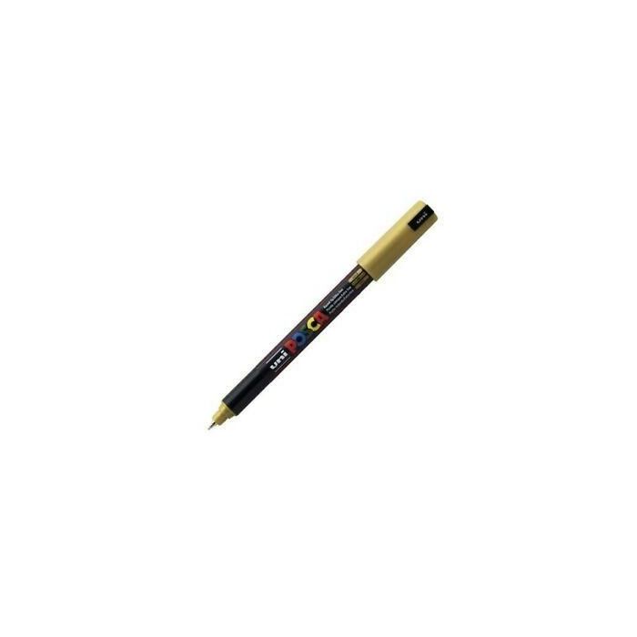 Posca Marcador Pc-1Mr No Permanente Punta Extrafina 0.7 mm Oro Posca Marcador Pc-1Mr No Permanente Punta Extrafina 0.7 mm Oro