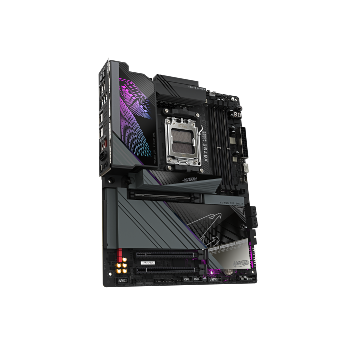 Gigabyte Placa Base X870E AORUS MASTER para AMD Ryzen 9000, VRM 16+2+2, DDR5 8200MHz OC, PCIe 5.0, 4xM.2, Wi-Fi 7, LAN 5GbE, USB 3.2 Gen 2x2 2