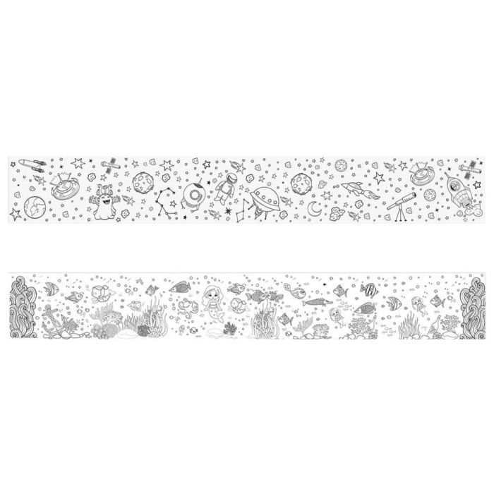 Jeux 2 momes Rollo para Colorear y 4 Lápices Infantil 150x21 cm Modelos Surtidos 2 Jeux 2 momes Rollo para Colorear y 4 Lápices Infantil 150x21 cm Modelos Surtidos 2