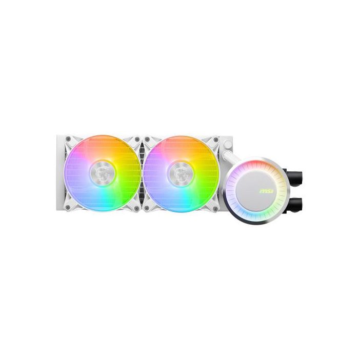 MSI MAG CORELIQUID E240 WHITE Kit de Refrigeración Líquida para PC, 12 cm, Blanco, Ref. 306-7ZW5E27-C24 MSI MAG CORELIQUID E240 WHITE Kit de Refrigeración Líquida para PC, 12 cm, Blanco, Ref. 306-7ZW5E27-C24