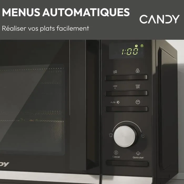 Candy CMGA20TNDB Microondas Grill - 20L - MO 700W - Grill 1000W - UI digital 3