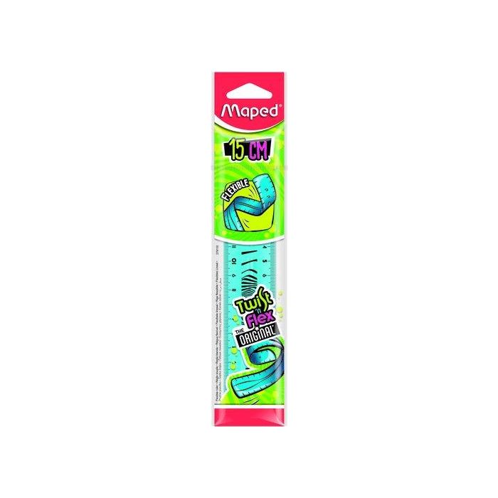 Regla Maped Twist&Flex 15 Cms Flexible Irrompible