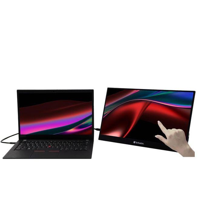 Monitor Portátil Táctil Verbatim PMT-15 15.6"/ Full HD/ Multimedia/ Negro 3 Monitor Portátil Táctil Verbatim PMT-15 15.6"/ Full HD/ Multimedia/ Negro 3