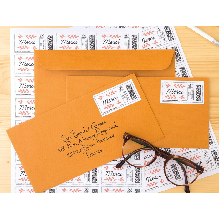 Q-connect KF10639 Etiquetas Adhesivas 66x33,9 mm para Fotocopiadora Laser Ink-jet Caja 100 Hojas Din A4 4