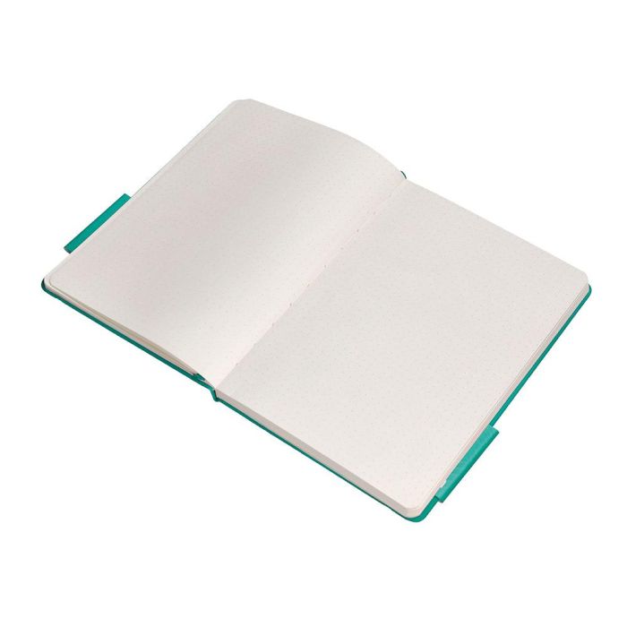 Cuaderno Con Gomilla Antartik Notes Tapa Dura A5 Hojas Puntos Turquesa 100 Hojas 80 gr Fsc 8