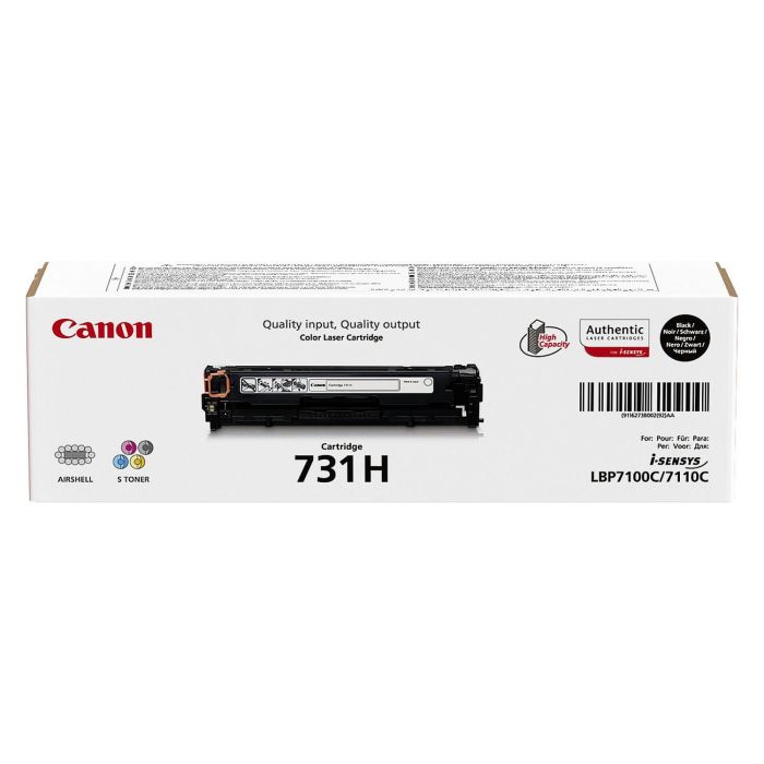 Canon LBP7100CN/7110CW MF8230CN Toner Negro 731HBK 2.400 paginas alta capacidad