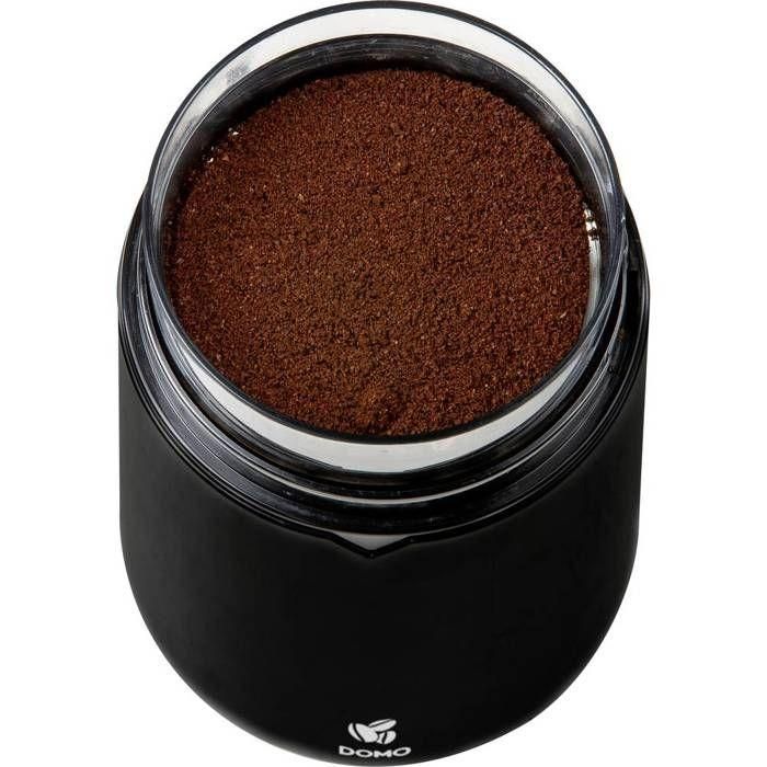 Molinillo de café eléctrico - DOMO - DO712K - 150 W - Capacidad: 70 g - Mecanismo molinillo de fresas 2 Molinillo de café eléctrico - DOMO - DO712K - 150 W - Capacidad: 70 g - Mecanismo molinillo de fresas 2
