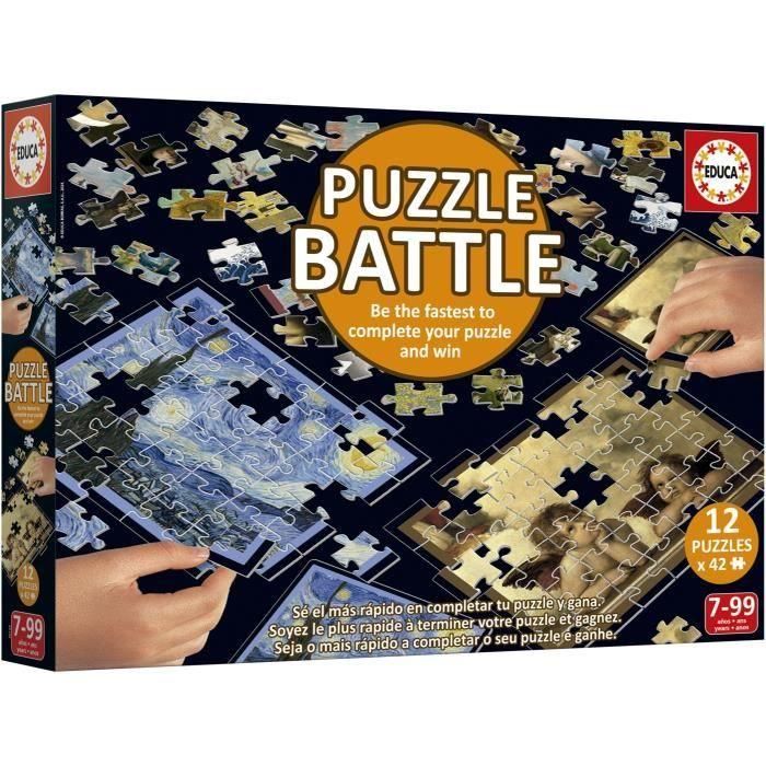 Educa EDU1748018709336 Puzzle Battle Art - 12 Puzzles de 42 Piezas para Niños a partir de 7 Años 3 Educa EDU1748018709336 Puzzle Battle Art - 12 Puzzles de 42 Piezas para Niños a partir de 7 Años 3