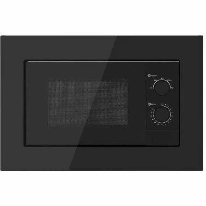 Continental Edison CEMO20EBM Microondas empotrable Negro 1200W 21L L59,5 x H33,7 x D38,5 cm