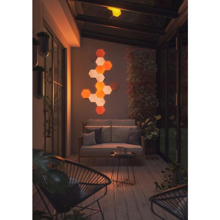 Panel LED Nanoleaf NL52-K-3002HB-13PK Blanco Marrón 4000 K 6 Panel LED Nanoleaf NL52-K-3002HB-13PK Blanco Marrón 4000 K 6
