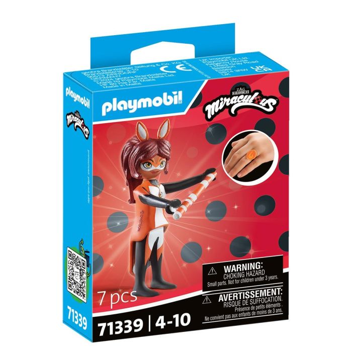 Playmobil Miraculous Rena Roja 71339 Figura de Acción, Basado en Ladybug, Juguete para Niños +4 Años Playmobil Miraculous Rena Roja 71339 Figura de Acción, Basado en Ladybug, Juguete para Niños +4 Años
