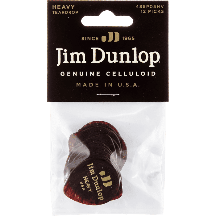 Pack 12 Púas Genuine Celluloid Teardrop Shell - Heavy 3 Pack 12 Púas Genuine Celluloid Teardrop Shell - Heavy 3