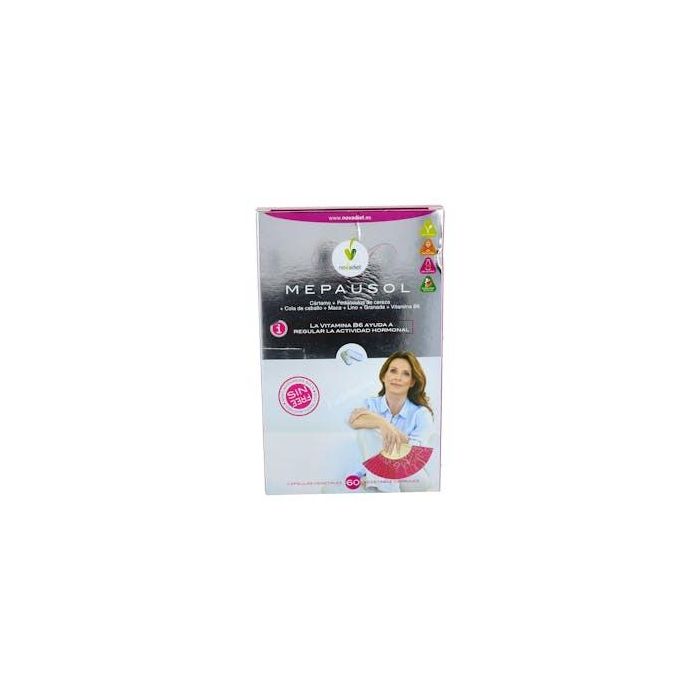 NOVADIET Mepausol 60 Cápsulas para Menopausia y Regulación Hormonal con Vitamina B6