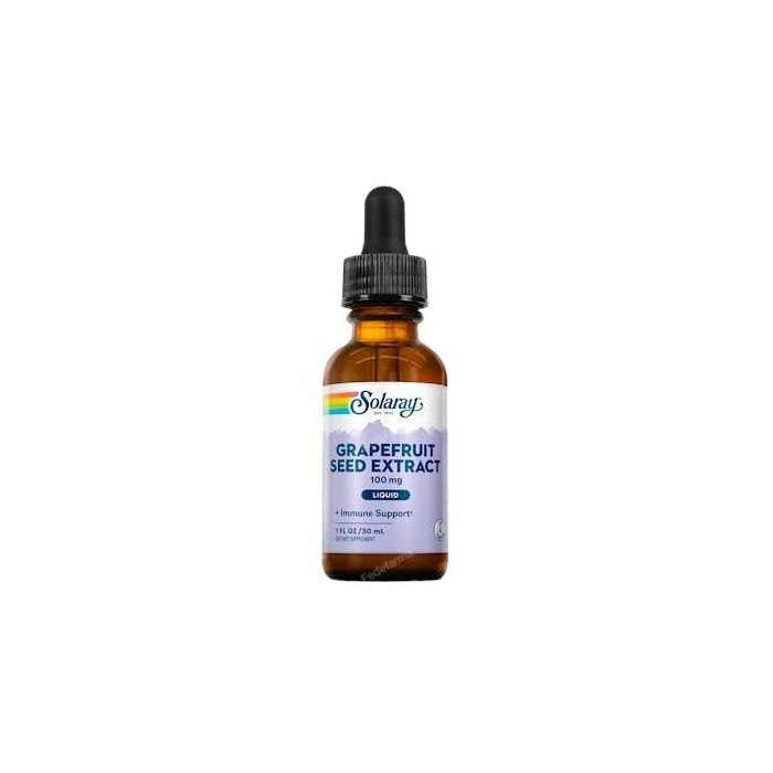Solaray Extracto Semilla de Pomelo Líquido 30ml – Apoyo al sistema inmune, apto para veganos