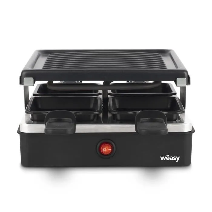 Weasy LUGA40 Raclette y parrilla para 4 personas 600W Placa extraíble 2