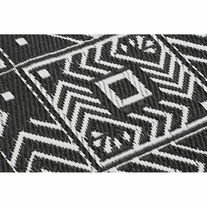 Alfombra DKD Home Decor Blanco Negro 210 x 1 x 150 cm (2 Unidades) 3 Alfombra DKD Home Decor Blanco Negro 210 x 1 x 150 cm (2 Unidades) 3