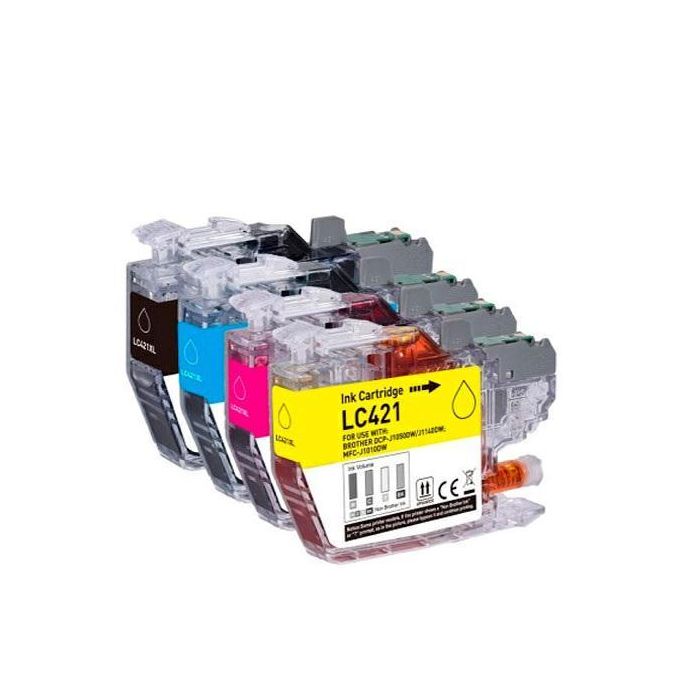 Dayma LC421 Cartucho de Tinta Compatible Magenta 200 Páginas para Brother DCP J1050DW, DCP J1140DW, MFC J1010DW 1 Dayma LC421 Cartucho de Tinta Compatible Magenta 200 Páginas para Brother DCP J1050DW, DCP J1140DW, MFC J1010DW 1