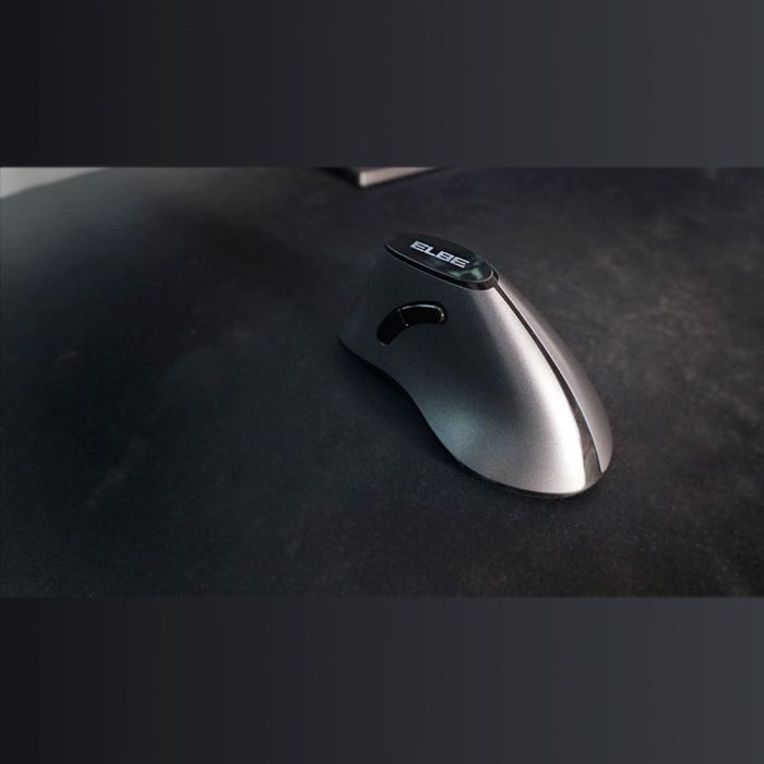 Elbe Ratón Inalámbrico Vertical Ergonómico RT-102 con Pila Incluida Negro 3