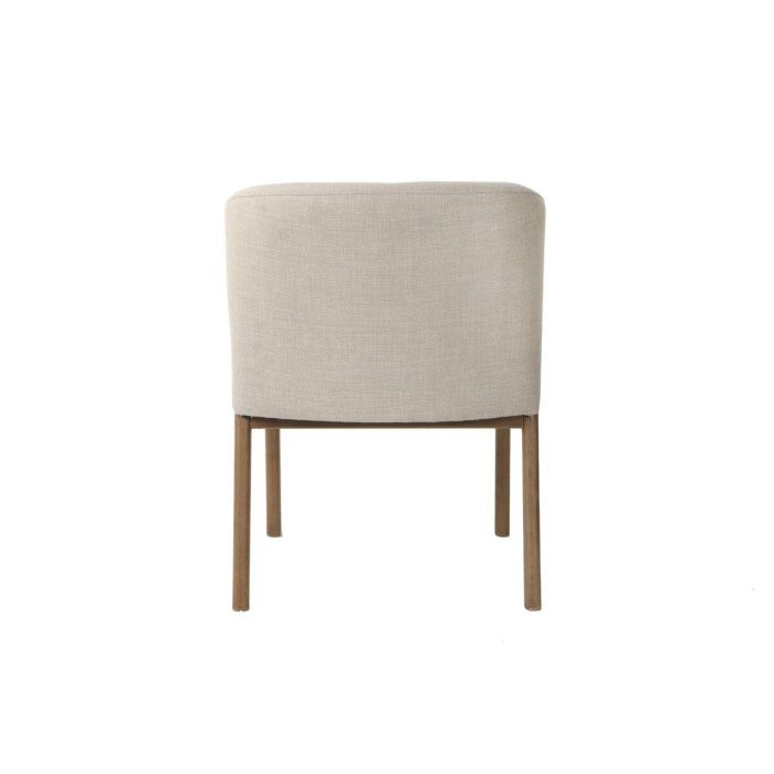 DKD Home Decor 2c24 Silla Urban Tapizada Blanco Madera Fresno y Poliéster Decapé 74x55x59 cm 2 DKD Home Decor 2c24 Silla Urban Tapizada Blanco Madera Fresno y Poliéster Decapé 74x55x59 cm 2