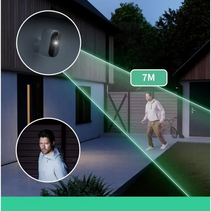 Arlo ARL1716507100797 Pack 3 Cámaras Vigilancia Esenciales 2K con 3 Paneles Solares 5