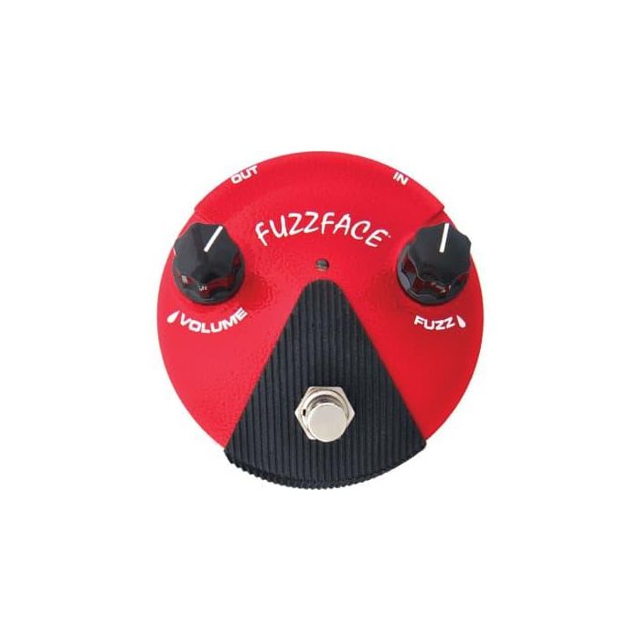 Dunlop Fuzz Face Distorsion Mini Rojo Pedal de Efectos para Guitarra