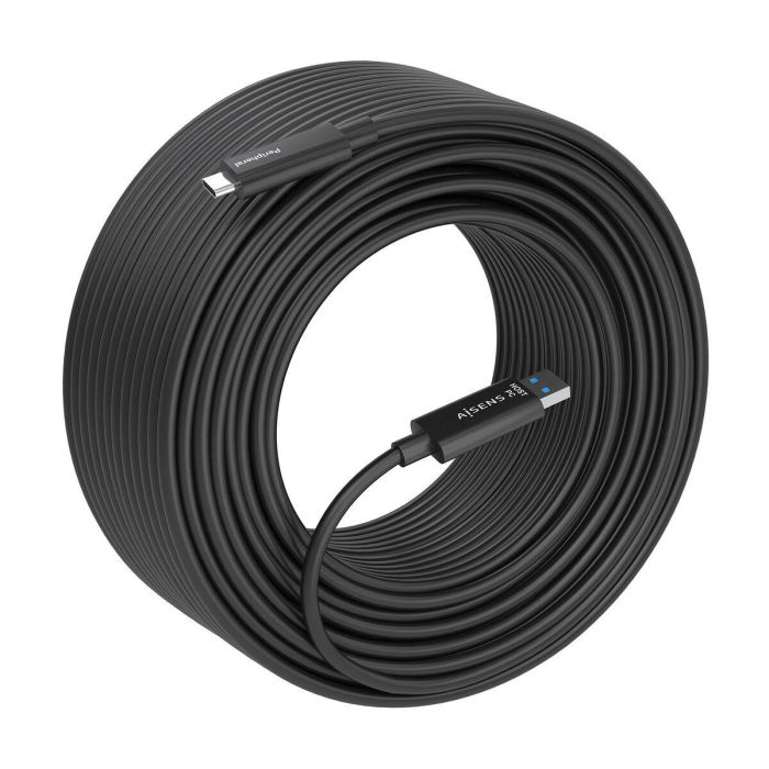 AISENS A157-0927 Cable USB Activo Óptico Híbrido USB 3.2 Gen 2 (10Gbps) USB-A a USB-C 40m Negro - Datos Unidireccional 3 AISENS A157-0927 Cable USB Activo Óptico Híbrido USB 3.2 Gen 2 (10Gbps) USB-A a USB-C 40m Negro - Datos Unidireccional 3